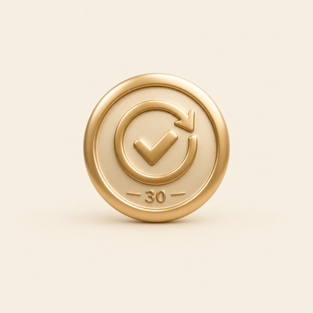 30-Day Money Back Guarantee